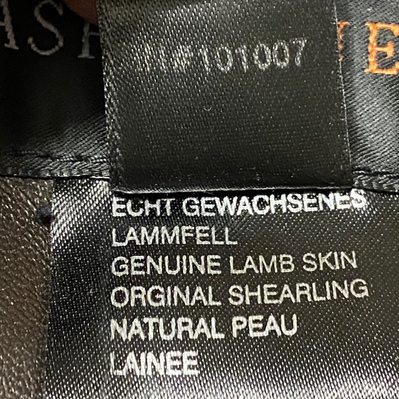 Italian Designer Lamb Shearling - Picture 11 of 14